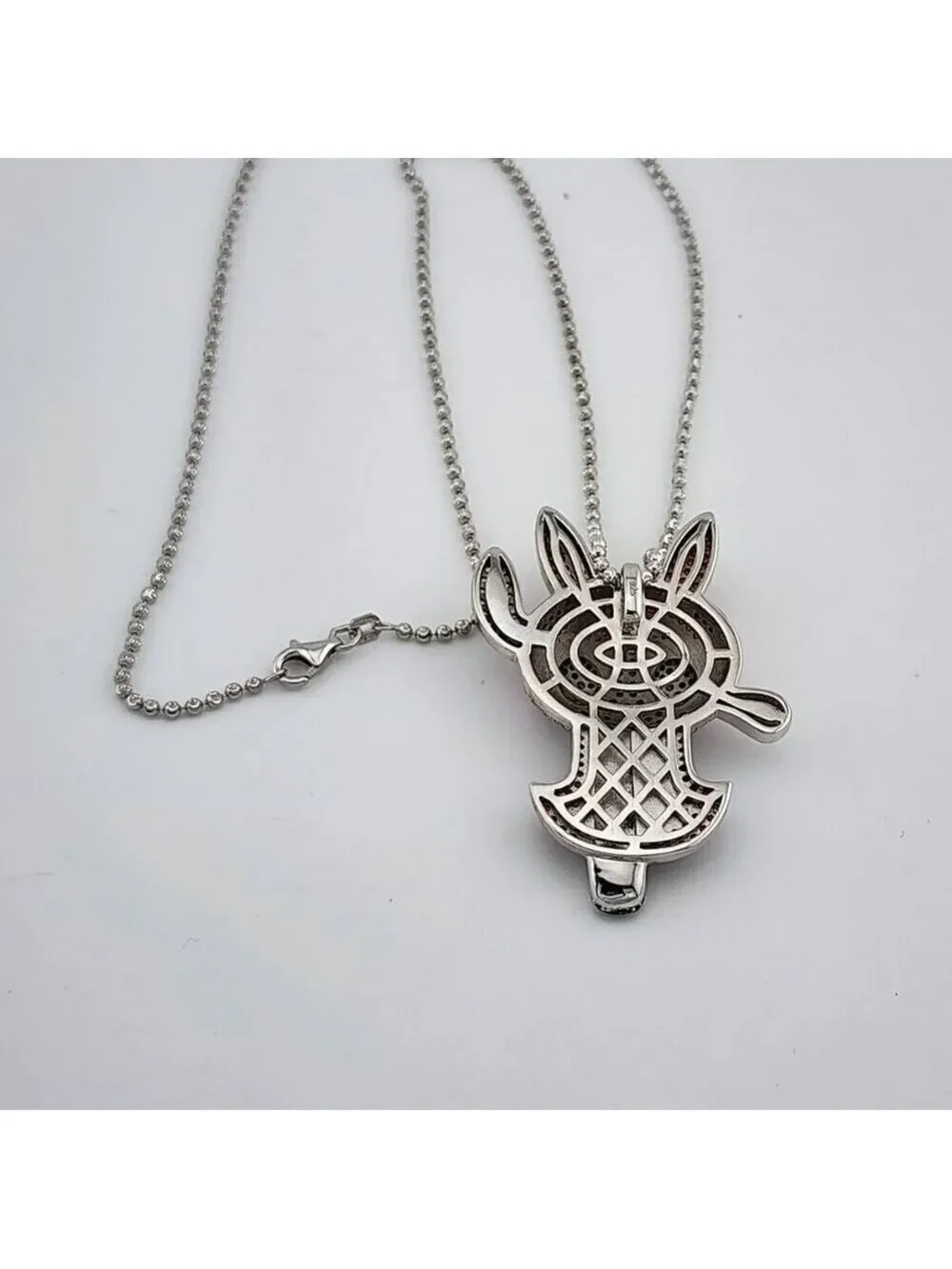 Blossom Charm: 925 Sterling Silver Powerpuff Pendant